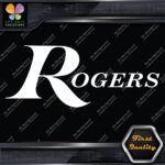 Compatible Rogers Drums Music Full Block Letters Name Logo Vinyl Decals Stickers - Image 3