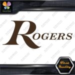 Compatible Rogers Drums Music Full Block Letters Name Logo Vinyl Decals Stickers - Image 24