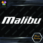 Compatible with Malibu Boats Name Only Marine Vehicle Vinyl Decals Stickers - Image 4