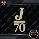 Compatible J 70 Boats J70 Sailing Boating Sports Logo Decals Stickers Vinyl - Image 31
