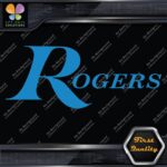 Compatible Rogers Drums Music Full Block Letters Name Logo Vinyl Decals Stickers - Image 32