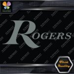 Compatible Rogers Drums Music Full Block Letters Name Logo Vinyl Decals Stickers - Image 27