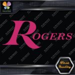 Compatible Rogers Drums Music Full Block Letters Name Logo Vinyl Decals Stickers - Image 30