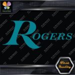 Compatible Rogers Drums Music Full Block Letters Name Logo Vinyl Decals Stickers - Image 28
