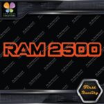 Compatible 2500 Trucks Simple Name Hollow Modern Emblem Vinyl Decals Stickers