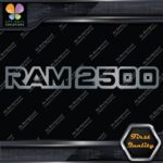 Compatible 2500 Trucks Simple Name Hollow Modern Emblem Vinyl Decals Stickers - Image 18