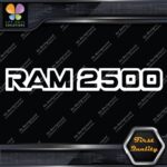 Compatible 2500 Trucks Simple Name Hollow Modern Emblem Vinyl Decals Stickers - Image 4