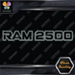 Compatible 2500 Trucks Simple Name Hollow Modern Emblem Vinyl Decals Stickers - Image 5