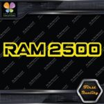 Compatible 2500 Trucks Simple Name Hollow Modern Emblem Vinyl Decals Stickers - Image 6