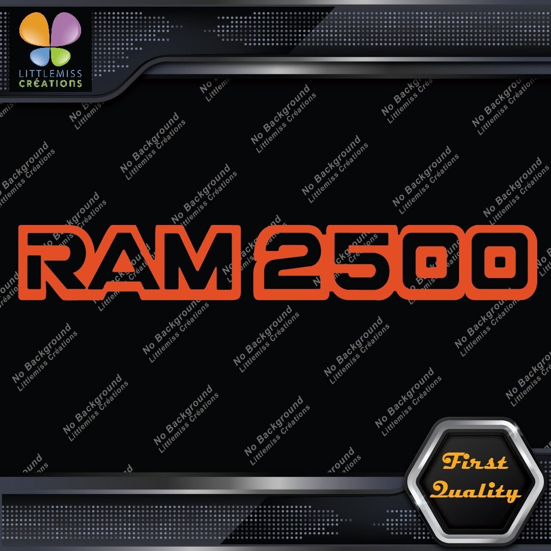 Compatible 2500 Trucks Simple Name Hollow Modern Emblem Vinyl Decals Stickers 276991592316 Compatible 2500 Trucks Simple Name Hollow Modern Emblem Vinyl Decals Stickers - Image 1