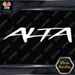 Compatible Alta Logo Name Only Tuning Racing Cars JDM Vinyl Decals Stickers