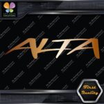 Compatible Alta Logo Name Only Tuning Racing Cars JDM Vinyl Decals Stickers - Image 19