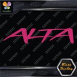 Compatible Alta Logo Name Only Tuning Racing Cars JDM Vinyl Decals Stickers - Image 20