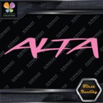Compatible Alta Logo Name Only Tuning Racing Cars JDM Vinyl Decals Stickers - Image 21