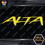 Compatible Alta Logo Name Only Tuning Racing Cars JDM Vinyl Decals Stickers - Image 5