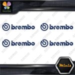 Compatible Brembo Calipers Brakes Name Pack of 4 MINI SIZE Decals Stickers Vinyl - Image 11