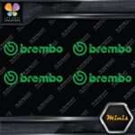 Compatible Brembo Calipers Brakes Name Pack of 4 MINI SIZE Decals Stickers Vinyl - Image 13
