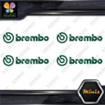 Compatible Brembo Calipers Brakes Name Pack of 4 MINI SIZE Decals Stickers Vinyl - Image 15