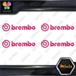 Compatible Brembo Calipers Brakes Name Pack of 4 MINI SIZE Decals Stickers Vinyl - Image 19