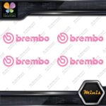 Compatible Brembo Calipers Brakes Name Pack of 4 MINI SIZE Decals Stickers Vinyl - Image 20