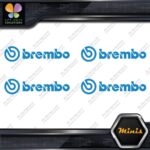 Compatible Brembo Calipers Brakes Name Pack of 4 MINI SIZE Decals Stickers Vinyl - Image 9