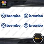 Compatible Brembo Calipers Brakes Name Pack of 4 MINI SIZE Decals Stickers Vinyl - Image 10