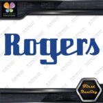 Compatible Rogers Drums Music Script Letters Name Logo Vinyl Decals Stickers - Image 11