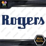 Compatible Rogers Drums Music Script Letters Name Logo Vinyl Decals Stickers - Image 12