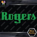 Compatible Rogers Drums Music Script Letters Name Logo Vinyl Decals Stickers - Image 14