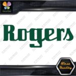 Compatible Rogers Drums Music Script Letters Name Logo Vinyl Decals Stickers - Image 16