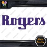 Compatible Rogers Drums Music Script Letters Name Logo Vinyl Decals Stickers - Image 22