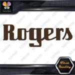 Compatible Rogers Drums Music Script Letters Name Logo Vinyl Decals Stickers - Image 24