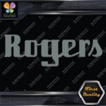 Compatible Rogers Drums Music Script Letters Name Logo Vinyl Decals Stickers - Image 4