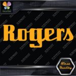 Compatible Rogers Drums Music Script Letters Name Logo Vinyl Decals Stickers - Image 6