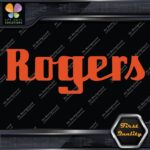 Compatible Rogers Drums Music Script Letters Name Logo Vinyl Decals Stickers - Image 7