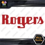 Compatible Rogers Drums Music Script Letters Name Logo Vinyl Decals Stickers - Image 8