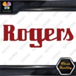 Compatible Rogers Drums Music Script Letters Name Logo Vinyl Decals Stickers - Image 9