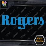 Compatible Rogers Drums Music Script Letters Name Logo Vinyl Decals Stickers - Image 10