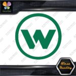 Compatible Wacker Neuson W Circle Logo Loaders Machinerie Vinyl Decals Stickers - Image 14