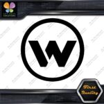 Compatible Wacker Neuson W Circle Logo Loaders Machinerie Vinyl Decals Stickers - Image 3