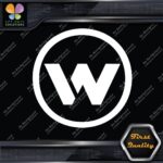 Compatible Wacker Neuson W Circle Logo Loaders Machinerie Vinyl Decals Stickers - Image 4