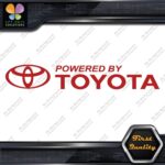 Compatible Powered By Toyota Logo Tuning Racing JDM Logo Decals Stickers Vinyl - Image 3