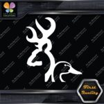 Compatible Browning Deer Duck Heads Hunting Logo Sports Decals Stickers Vinyl