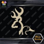 Compatible Browning Deer Duck Heads Hunting Logo Sports Decals Stickers Vinyl - Image 23