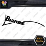 Compatible Ibanez Guitars Wave Emblem Logo Musical Vinyl Decals Stickers