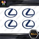 Compatible Lexus Circle Logo Emblem Pack of 4 MINI SIZE Decals Stickers Vinyl - Image 12