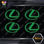 Compatible Lexus Circle Logo Emblem Pack of 4 MINI SIZE Decals Stickers Vinyl - Image 14