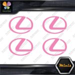 Compatible Lexus Circle Logo Emblem Pack of 4 MINI SIZE Decals Stickers Vinyl - Image 21