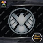 Compatible Sheild Eagle Cartoons Comics Emblem Logo Decals Stickers Vinyl - Image 18