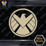 Compatible Sheild Eagle Cartoons Comics Emblem Logo Decals Stickers Vinyl - Image 23